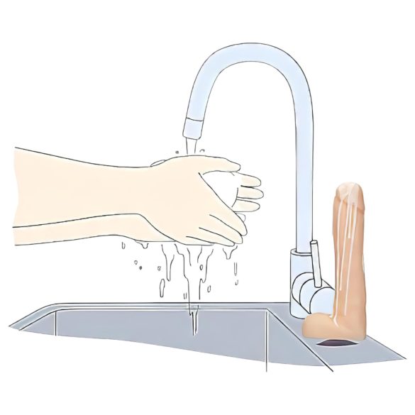 Dicky Cum - penisstvål med pung - neutral - 250g