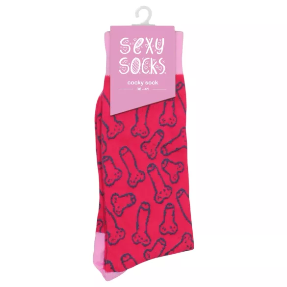 S-Line - strumpor med penis - bomull - sexy socks