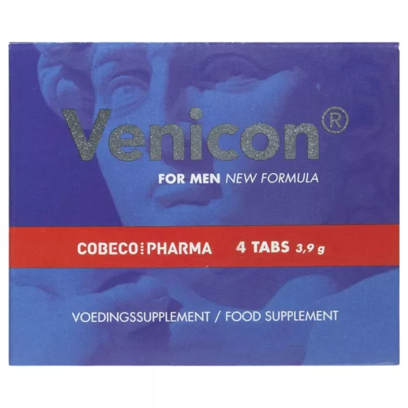 Venicon - potenstabletter för män - kosttillskott - 4 kapslar