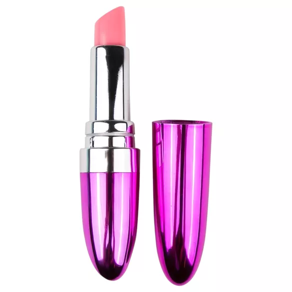 Easytoys - minivibrator i läppstiftsform - vattentät - rosa