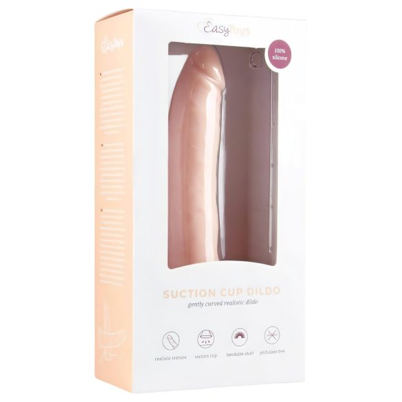 Easytoys - dildo med sugpropp - silikon - 21cm - natur