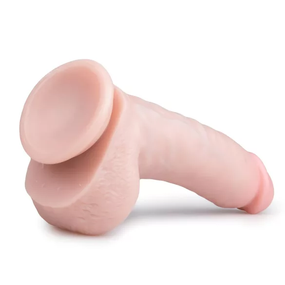 Easytoys - dildo med sugkopp och pung - 20cm - natur