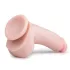 Easytoys - dildo med sugkopp och pung - 20cm - natur