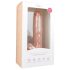 Easytoys - Sugpropp, stor dildo med pung (26,5 cm) - Naturfärg
