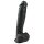 Easytoys - Sugpropp med testiklar, stor dildo (26,5 cm) - svart