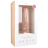 Easytoys - dildo med sugkopp och pung - stor 29,5 cm - natur