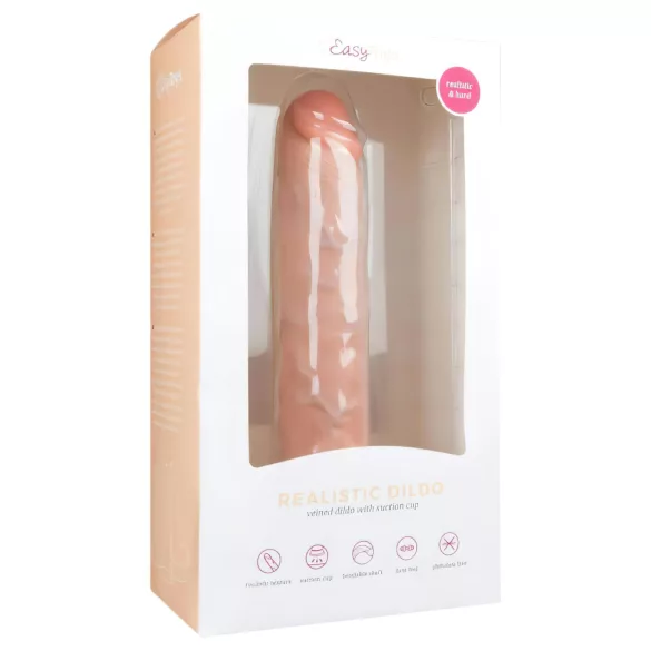 Easytoys - dildo med sugkopp - extra stor 28,5 cm - hudfärg