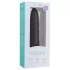 Easytoys - vibratorstav - spiralstruktur - silikon svart