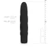 Easytoys - vibratorstav - spiralstruktur - silikon svart