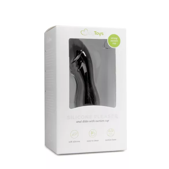 Easytoys - dildo med ollon och sugkopp - svart