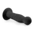 Easytoys - analdildo med sugkopp - ribbad - 14 cm - svart