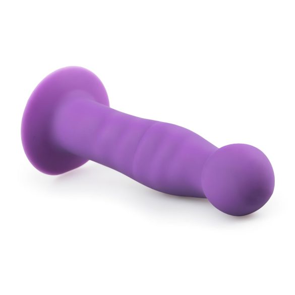 Easytoys - dildo med sugkopp - vågig - lila