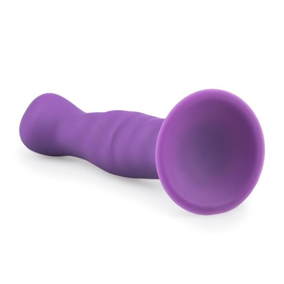 Easytoys - dildo med sugkopp - vågig - lila
