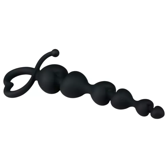 EasyToys - analdildo med pärlor - svart
