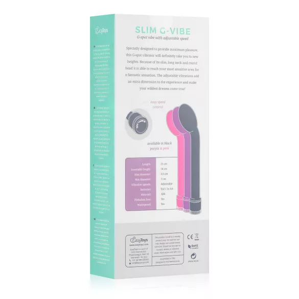 Easytoys - G-punkt vibrator - smal design - rosa