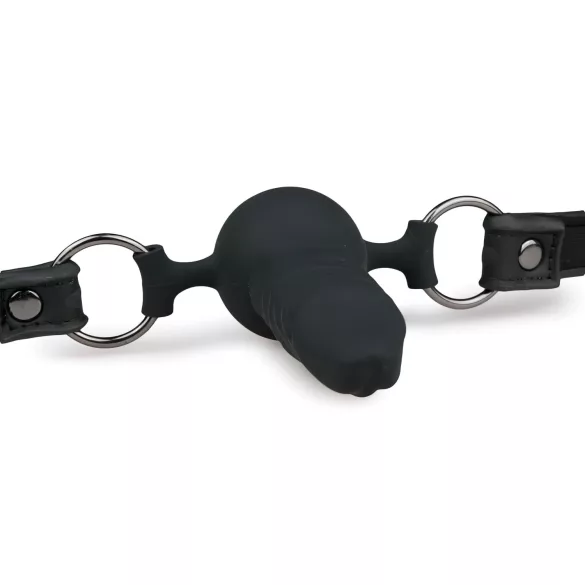 EasyToys - munkoppel med inre dildo (svart)