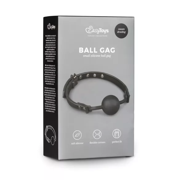 Easytoys - bitkula silikon svart