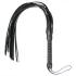 Easytoys - flogger pisk - mjukt konstläder - svart