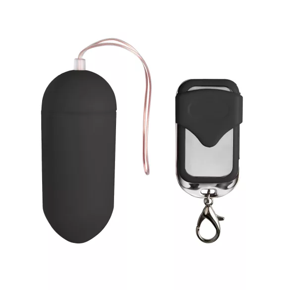 Easytoys - vibrerande ägg med fjärrkontroll - svart