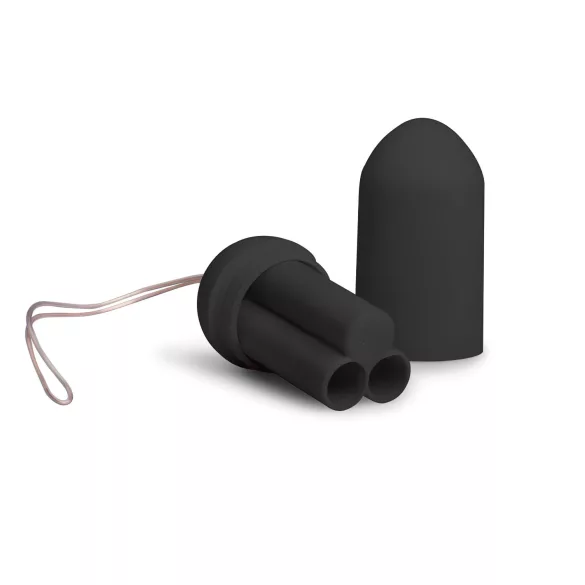 Easytoys - vibrerande ägg med fjärrkontroll - svart