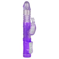   Easytoys Bunny - rabbitvibrator med roterande stötfunktion - lila