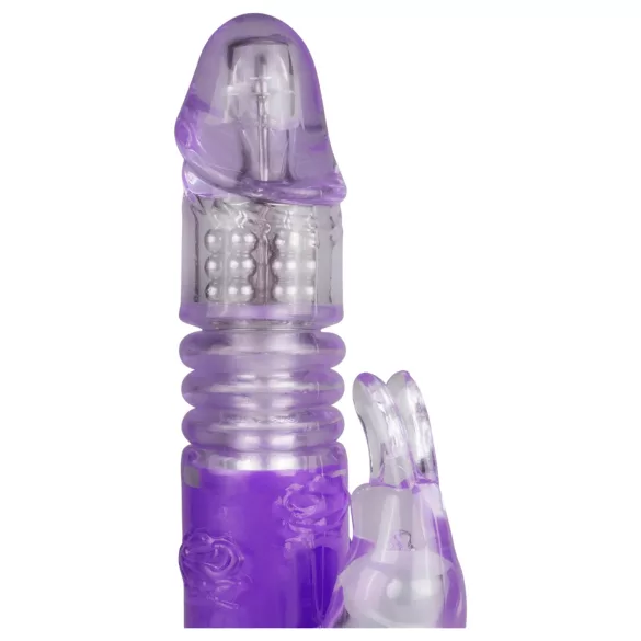 EasyToys Bunny - stötande/roterande vibrator (lila)