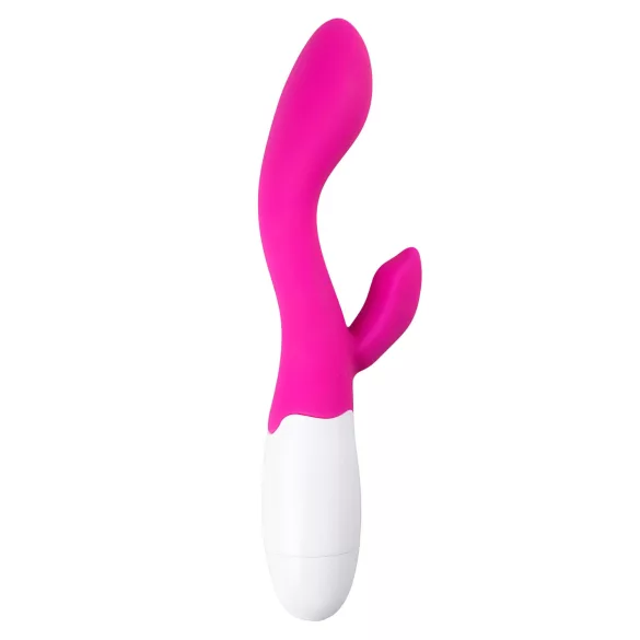 Easytoys Lily - rabbitvibrator med klitorisstimulans - silikon rosa