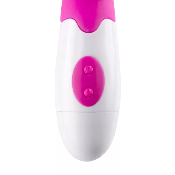 Easytoys Lily - rabbitvibrator med klitorisstimulans - silikon rosa