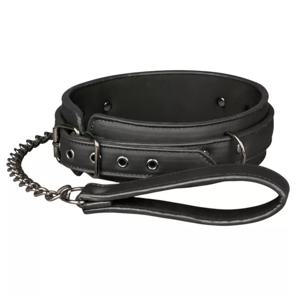 Easytoys - halsband med koppel - svart