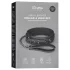 Easytoys - halsband med koppel - svart