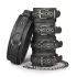 Easytoys - halsband hand- och fotbojor set - svart