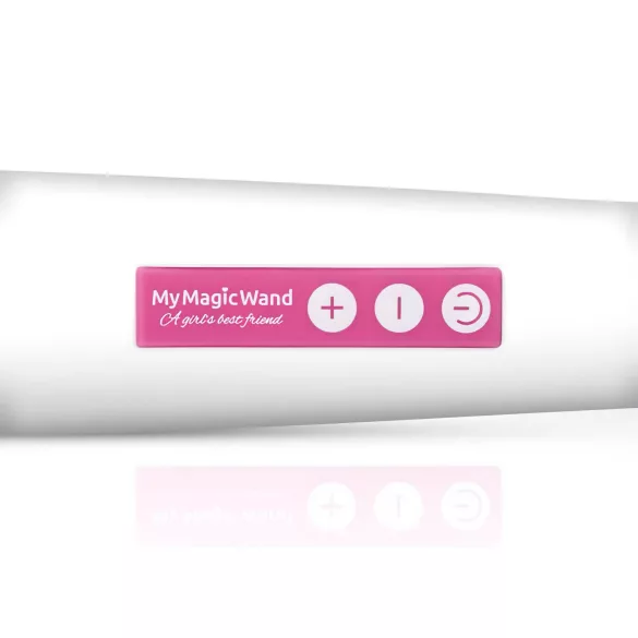 MyMagicWand - massagevibrator med stark motor - vit/rosa