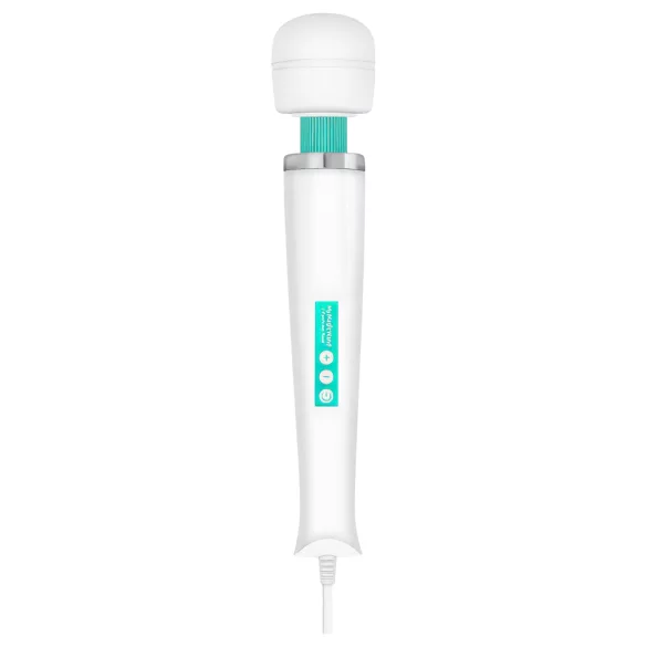 MyMagicWand - massagevibrator med stark motor - vit/turkos