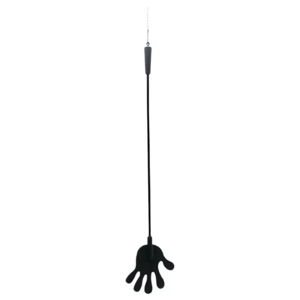 Rimba - ridspö silikon med handform - 40cm svart