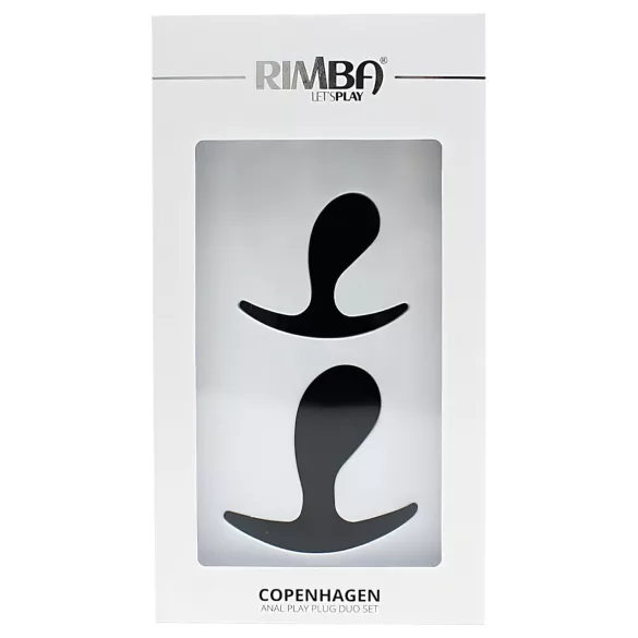 Rimba Copenhagen - analplugg set - svart - 2 st