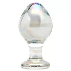 Rimba Zelda - analplugg med konisk form - glas - transparent