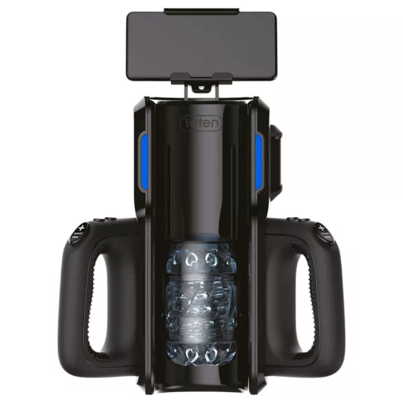 LETEN SM 500 - masturbator med upp-och-ner rörelse - telefonhållare - svart