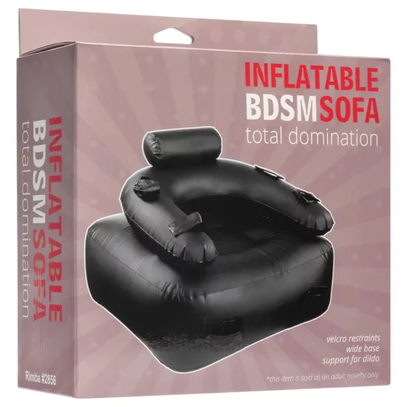 Inflatable Fun - bdsm soffa - svart - uppblåsbar