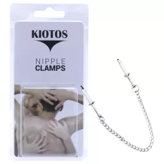 Kiotos - bröstvårtklämma i rostfritt stål (silver)