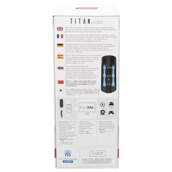 Kiiroo Titan - interaktiv masturbator - svart