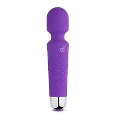 EasyToys - mini wand vibrator - uppladdningsbar massage lila