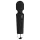 EasyToys - mini wand vibrator - uppladdningsbar massör - svart