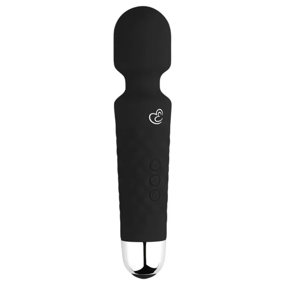 EasyToys - mini wand vibrator - uppladdningsbar massör - svart