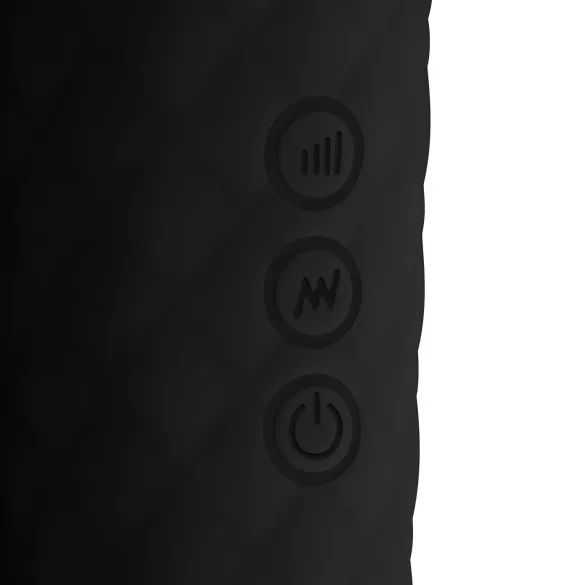 EasyToys - mini wand vibrator - uppladdningsbar massör - svart