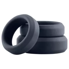 Boners - penisring set - silikon - 3-pack - grå