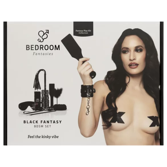 Secret Pleasure Chest - BDSM kit för avancerade - 14 delar - svart