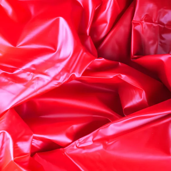 Easytoys - lakan i lack - 180x230cm - röd
