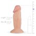 Real Fantasy Archi - realistisk dildo - 11,5 cm - hudfärgad