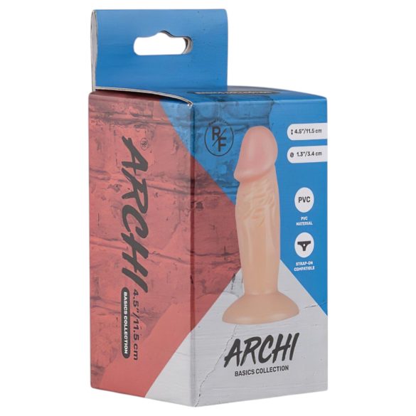 Real Fantasy Archi - realistisk dildo - 11,5 cm - hudfärgad
