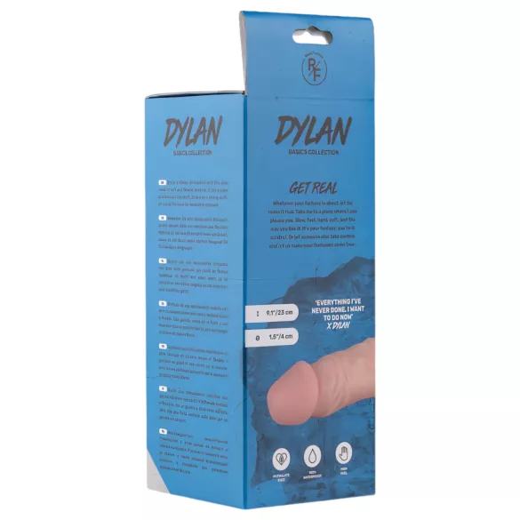 Real Fantasy Dylan - realistisk dildo - 23cm - naturfärg